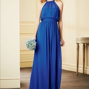 Alfred Angelo Floor Length Chiffon Jumpsuit.